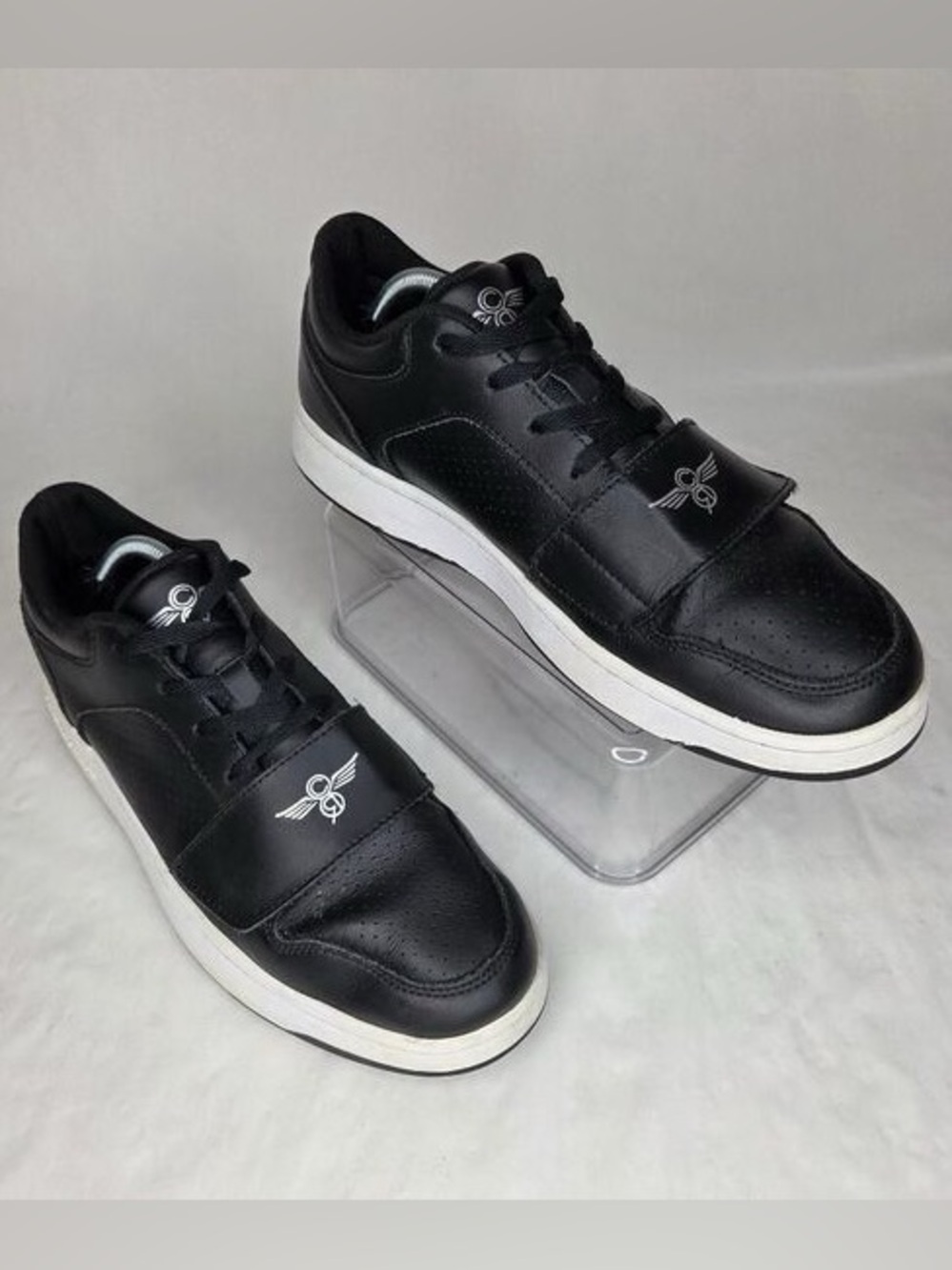 Creative Recreation Cesario Lo XXI Black Leather Low Top Sneakers Men’s Size 12
